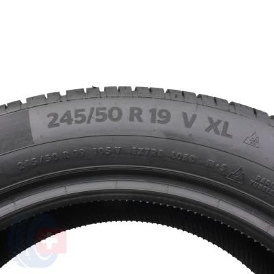 3. 1 x CONTINENTAL 245/50 R19 105V XL WinterContact TS860S RunFlat BMW Zima 2023 7,5mm