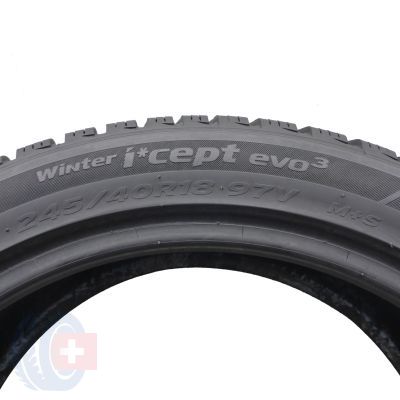 6. 4 x HANKOOK 245/40 R18 97V XL Winter I Cept evo 3 Zima 2021 6,2mm