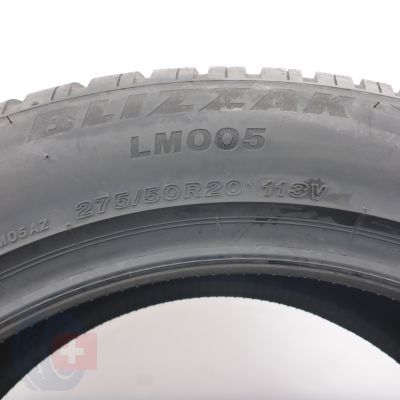 6. Opony 275/50 R20 4x BRIDGESTONE 113V  XL Blizzak LM005 Zimowe 2021 Nieużywane