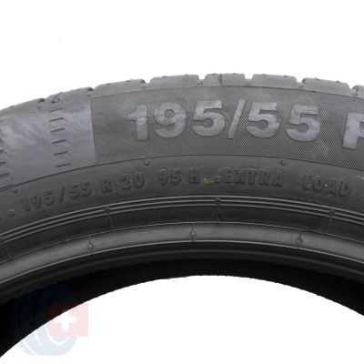 4. Opona 195/55 R20 1x CONTINENTAL 95H XL ContiEcoContact 5 Letnie 2020 Jak Nowa 