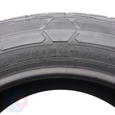 7.  4 x CONTINENTAL 195/60 R16C 99/97T VanContact Winter Zima 2020 Jak Nowe Nieużywane 