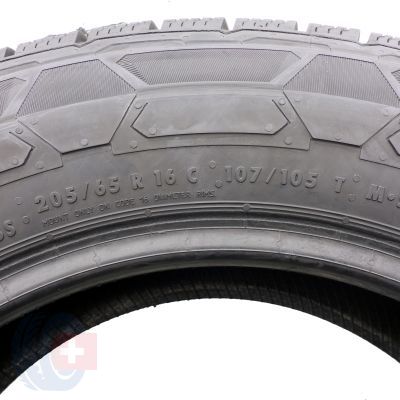 4. Opona 205/65 R16C 1x Continental 107/105T VanContact Winter Zimowe 2023 6,7mm