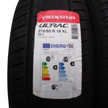 3. 4 x VREDESTEIN 215/55 R18 99V XL Ultrac Lato 2024 Jak Nowe Nieużywane