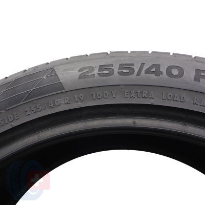5. Opony 255/40 R19 2x CONTINENTAL 100Y XL ContiSportContact 5 A0 Letnie 2021 6mm