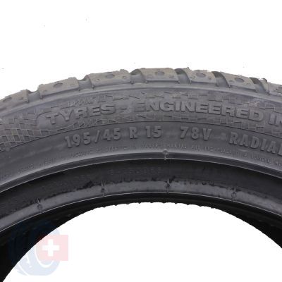 5. 4 x CONTINENTAL 195/45 R15 78V ContiSportContact 2 Lato 2021 Jak Nowe Nieużywane