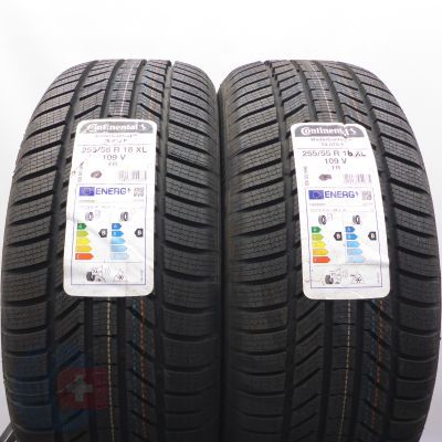 3. Opony 255/55 R18 4x CONTINENTAL 109V XL WinterContact TS 870 P Zimowe 2022 Nieużywane 