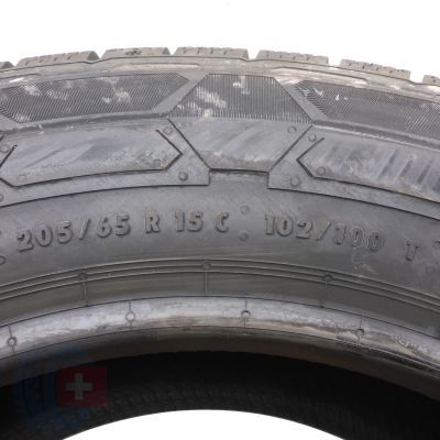 6. 4 x CONTINENTAL 205/65 R15C 102/100T VanContact Winter Zima 2019 Jak Nowe Nieużywane