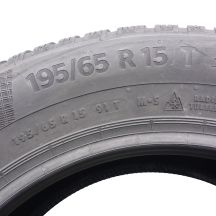 7. Opony 195/65 R15 4x CONTINENTAL 91T WinterContact TS 860 Zimowe 2018 Nieużywane 