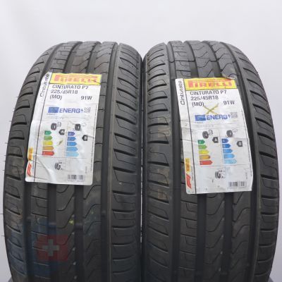 Opony 225/45 R18 2x PIRELLI 91W Cinturato P7 Letnie 2023