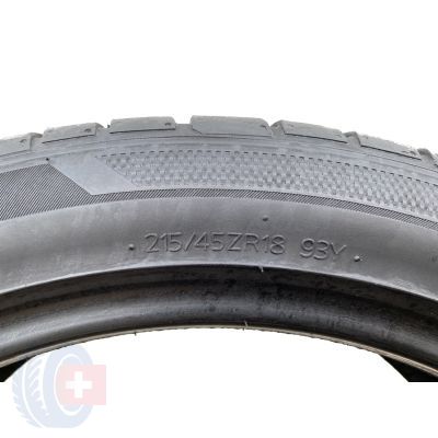 3. 1 x HANKOOK 215/45 ZR18 93Y XL A0 Ventus S1 Evo 3 K127 Lato 2021 6,2mm