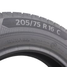 6. 2 x CONTINENTAL 205/75 R16 C 116/114R VancoContact Eco Lato 2022 7.2-8mm  