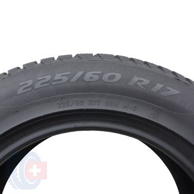 5. 2 x Pirelli 225/60 R17 99H Winter Sottozero 3 Zima 2021 6.7-6.8mm