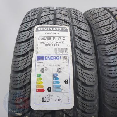 2. Opony 225/55 R17C 2x SEMPERIT 109/107T Van-Grip 3 Zimowe 2022  2. Opony 225/55 R17C 2x SEMPERIT 109/107T Van-Grip 3 Zimowe 2022