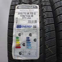 3. Opony 205/70 R15C 4x CONTINENTAL 106/104R VanContact Winter Zimowe 2022 Nieużywane  3. Opony 205/70 R15C 4x CONTINENTAL 106/104R VanContact Winter Zimowe 2022 Nieużywane