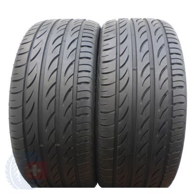 2 x PIRELLI 255/30 ZR22 95Y XL P Zero Nero Lato 2012 7mm