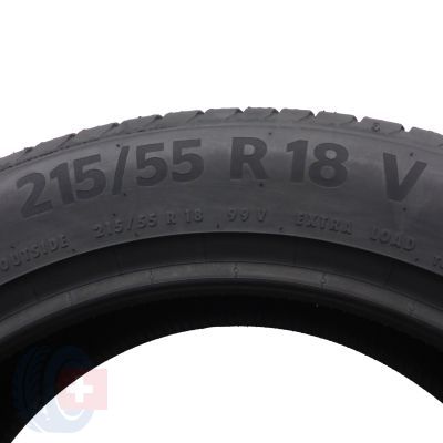 6. 4 x CONTINENTAL 215/55 R18 99V XL PremiumContact 6 Lato 2019 Jak Nowe