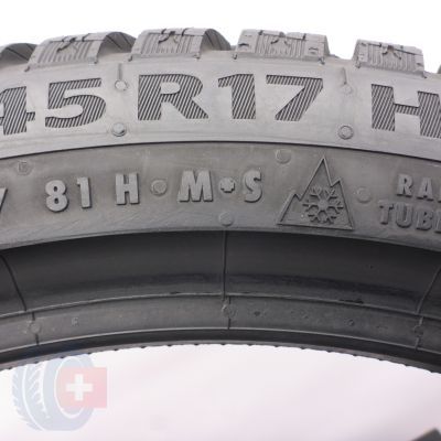 2. Opony 195/45 R17 2x CONTINENTAL 81H WinterContact TS860 Zimowe 2019 8mm Jak Nowe