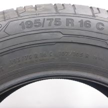 7. Opony 195/75 R16C 4x CONTINENTAL 107/105R ContiVanContact 200 Letnie 2021/22 Jak Nowe