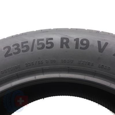 4. 2 x CONTINENTAL 235/55 R19 105V XL EcoContact 6 Lato 2020 Jak Nowe NIEUŻYWANE