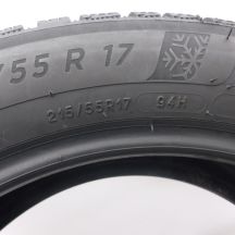 5. Opony 215/55 R17 2x MICHELIN 94H Alpin6 Zimowe 2022 Jak Nowe 7,5mm