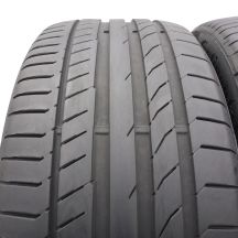 2. Opony 255/40 R19 2x CONTINENTAL 100Y XL ContiSportContact 5 A0 Letnie 2021 6mm