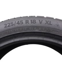 5. 2 x CONTINENTAL 225/45 R18 95V XL WinterContact TS870P Zima 2021 Jak Nowe 7,2-7,5mm