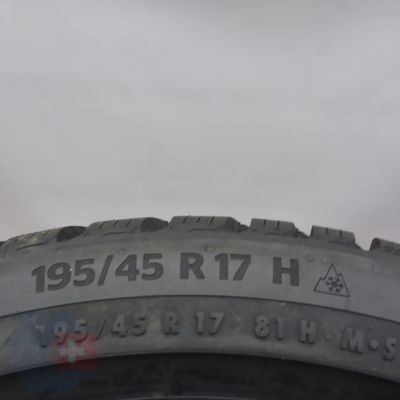 7. Opony 195/45 R17 4x CONTINENTAL 81H WinterContact TS 870 Zimowe 2022 