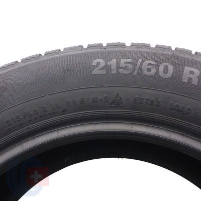 4. 2 x CONTINENTAL 215/60 R16 99H XL ContiWinterContact TS830P Zima 2016 7,2mm