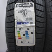 2. Opony 225/65 R17 2x CONTINENTAL 102T WinterContact TS 870 P Zimowe 2022 