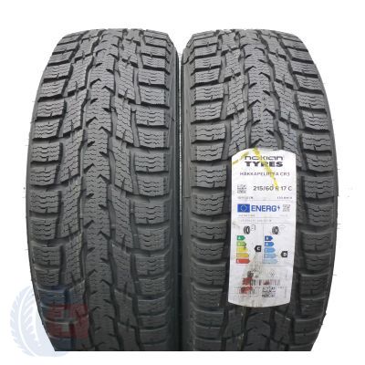 3. Opony 215/60 R17C 4x NOKIAN 109/107R Hakkapeliitta CR3 Zimowe  2021 Jak Nowe
