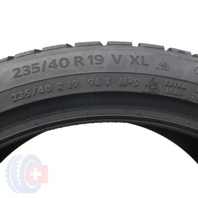 5. Opony 235/40 R19 2x CONTINENTAL 96V XL WinterContact TS870P Zimowe 2024 7,2mm