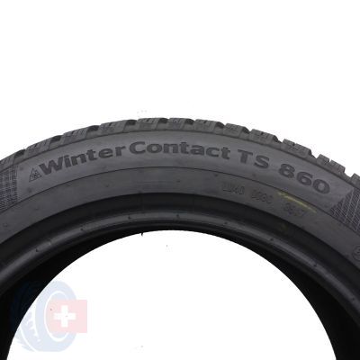 3. Opona 225/50 R17 1x CONTINENTAL 98V XL WinterContact TS 860 Zimowa 2017 8,6mm Jak Nowa