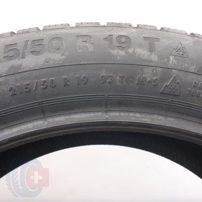 6. Opony 215/50 R19 2x CONTINENTAL 93T Seal WinterContact TS850P Zimowe 2022 Nieużywane