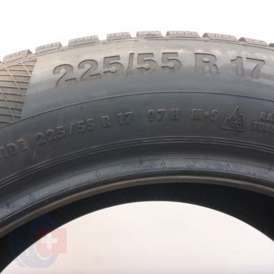 7. Opony 225/55 R17 4x CONTINENTAL 97H RunFlat BMW MOE WinterContact TS850P Zimowe 2022 Jak Nowe Nieużywane