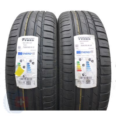3. Opony 225/65 R17 4x NOKIAN 102H Wetproof SUV Letnie 2022 Jak Nowe