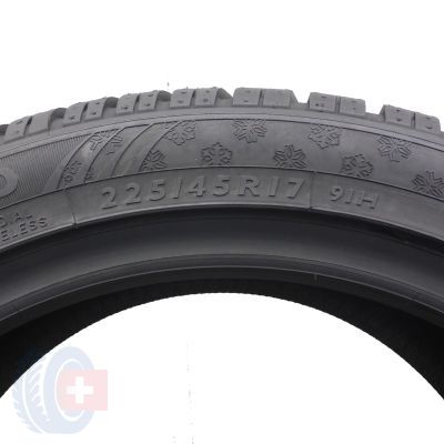 6. Opony 225/45 R17 4x DUNLOP 91H MO SP Winter Sport 4D MO Zimowe 2018 Jak Nowe Nieużywane 