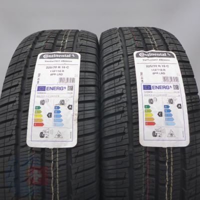 4. Opony 225/70 R15C 4x CONTINENTAL 112/110R VanContact 4Season Wielosezonowe 2024 Nieużywane