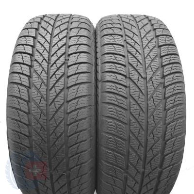 2 x GISLAVED 205/55 R16 91H EuroFrost 5 Zima 2015, 2016 6,5-7,5mm