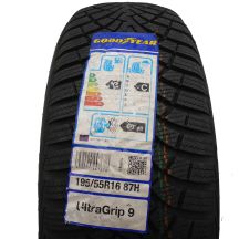 1 x GOODYEAR 195/55 R16 87H UltraGrip 9 Zima 2017 Jak Nowa Nieużywana 