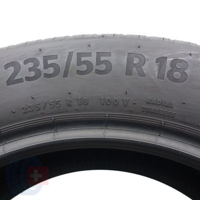 2. 1 x CONTINENTAL 235/55 R18 100V EcoContact 6 VOL Lato 5,2mm 2020