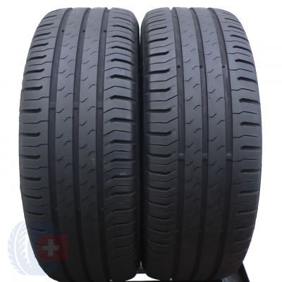 4. 4 x CONTINENTAL 185/55 R15 82H ContiEcoContact 5 Lato DOT16 6-6,8mm