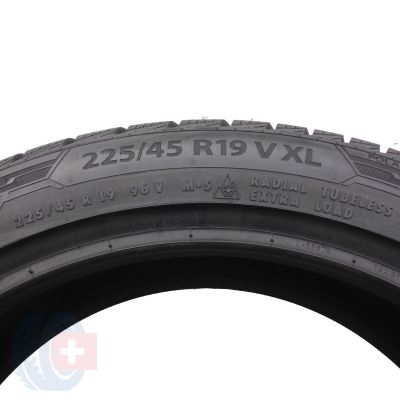 5. Opony 225/45 R19 4x BARUM 96V XL Polaris 5 Zimowe 2021 Jak Nowe 8,2-8,5mm