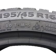 2. Opony 195/45 R16 4x CONTINENTAL 80T WinterContact TS860 Zimowe 2017 Nieużywane