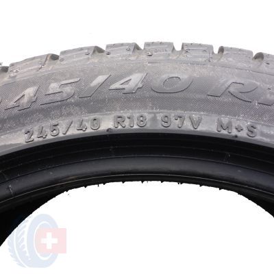 7. Opony 245/40 R18 2x PIRELLI 97V Winter Sottozero 3 RUN FLAT Zimowe 2018 7.8mm