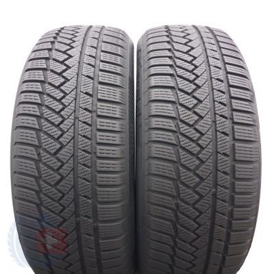 4. 4 x CONTINENTAL 215/55 R18 99V XL WinterContact TS850P Zima 7-7,8mm 2021 Jak Nowe