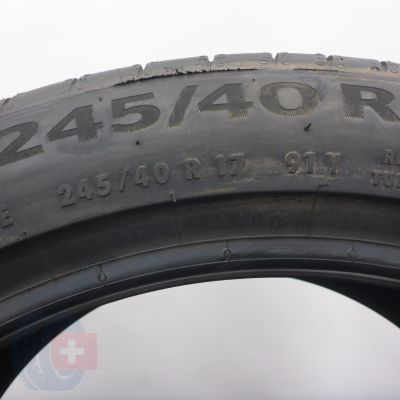 5. Opony 245/40 R17 4x CONTINENTAL 91Y PremiumContact 6 Letnie 2021 Nieużywane