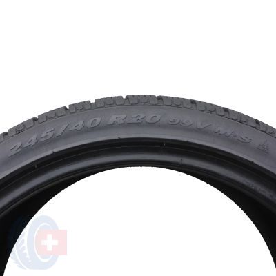 5. 2 x PIRELLI 245/40 R20 99V XL Sottozero Winter Serie II Zima 2013 7,7mm