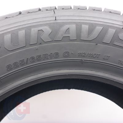 4. Opona 225/65 R16C 1x BRIDGESTONE 112/110T Duravis R660 eco Letnia 2021 Jak Nowa 