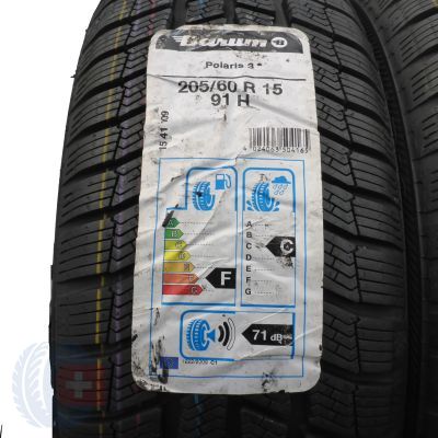 2. Opony 205/60 R15 2x BARUM 91H Polaris 3 Zimowe 2016 Nieużywane 
