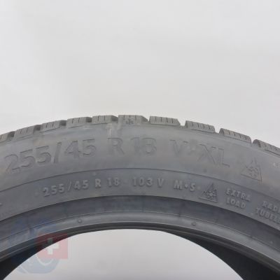 7. Opony 255/45 R18 4x CONTINENTAL 103V XL WinterContact TS 870 P Zimowe 2022 